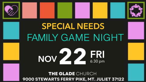 Special Needs Ministry Family Game Night